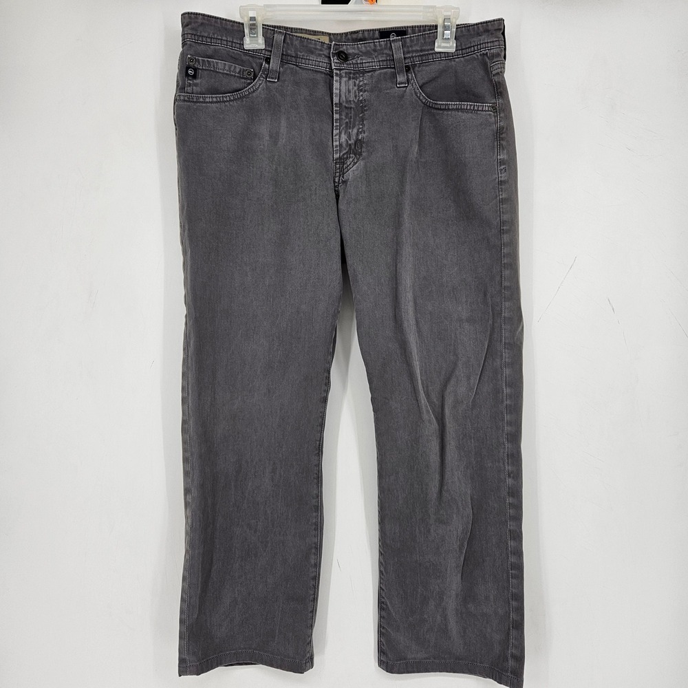 Adriano Goldschmied Jeans Mens 33 X 34 Gray Graduate Casual Preppy Tailored